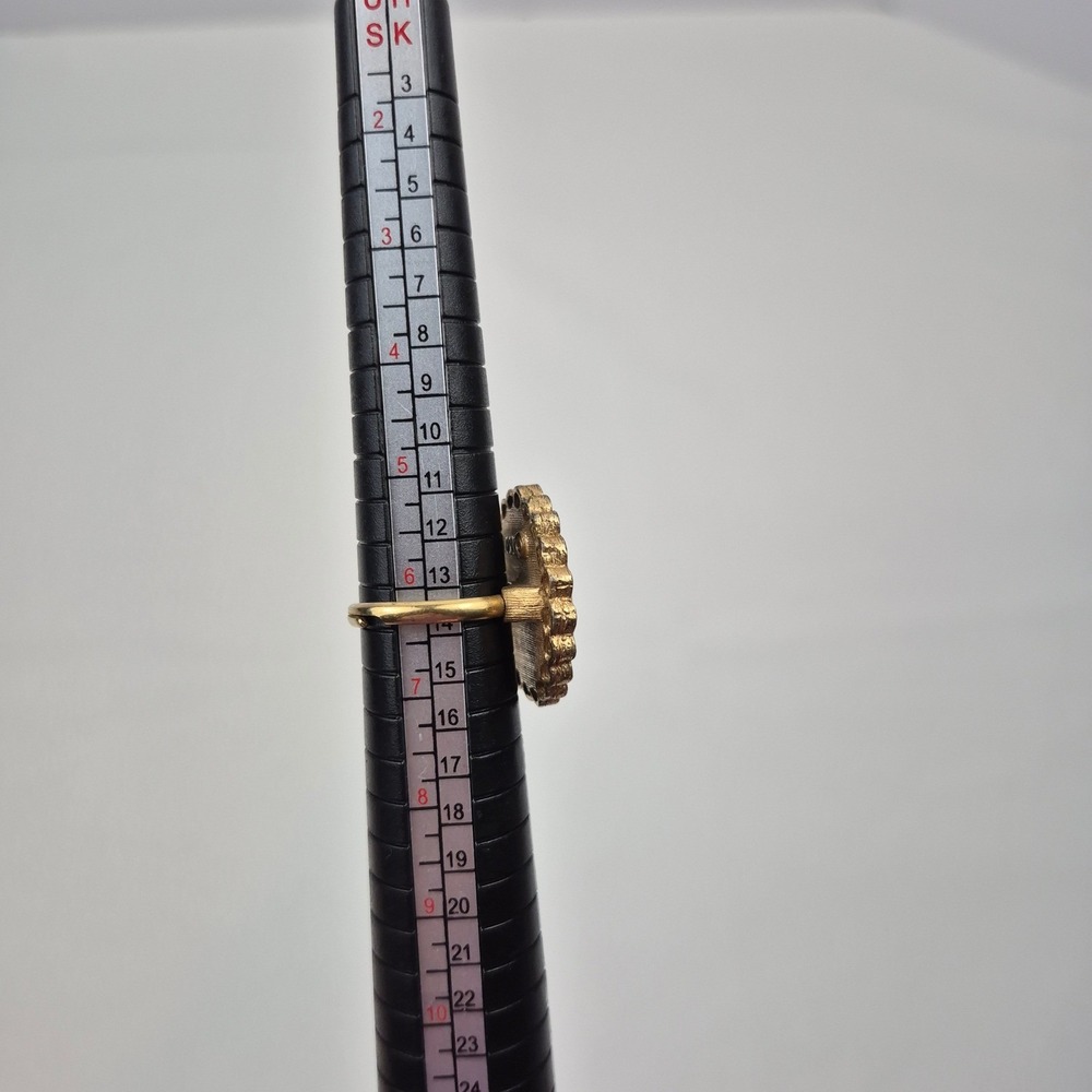 Vintage 1960s Beatles Ring NEMS‎ Enterprises Brass Tone Adjustable Band Fab Four - Picture 10 of 11